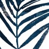 Blue Palm Leaf Art Print - Image 3