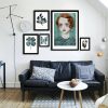 Panda Watercolour Art Canvas Print - Image 2