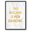 This Kitchen Is For Dancing Canvas Print