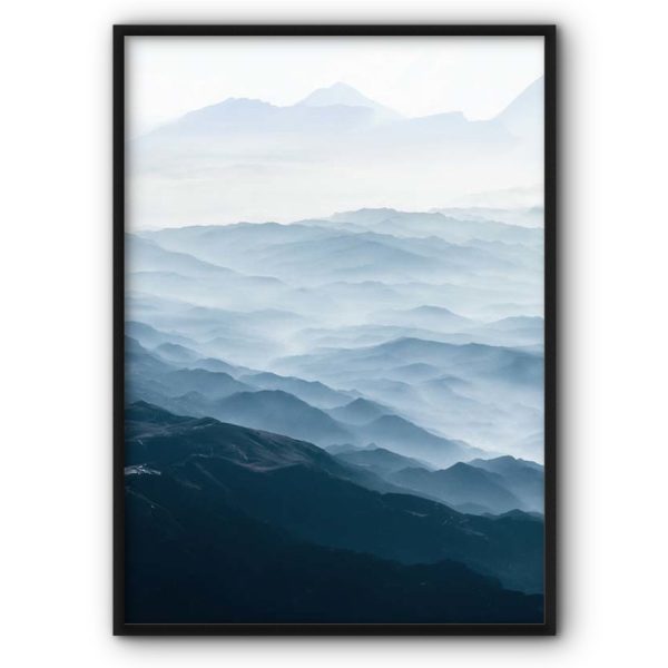 Two Misty Mountains Canvas Prints - Image 4