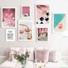 Luxurious Cosmopolitan Cocktail Canvas Print - Image 3